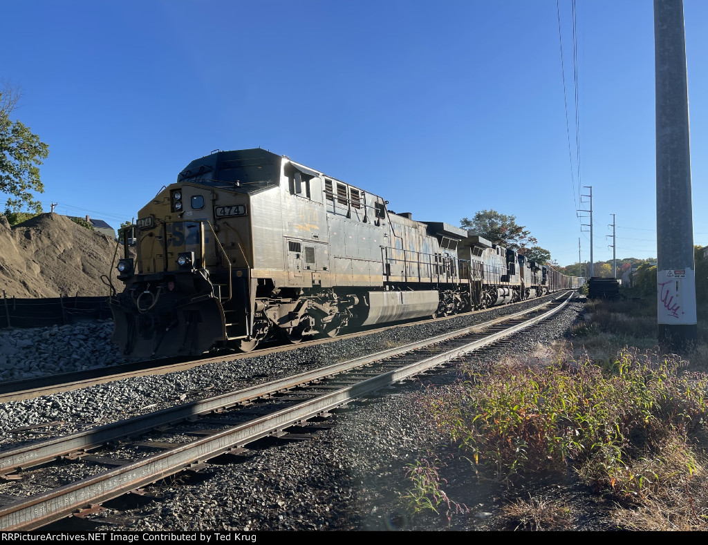 CSX 474, 486, 7029 & 775